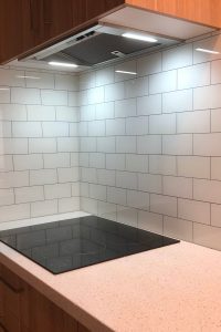 DGW Painted Glass Splashback Subway Tiles