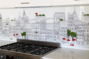 Printed Glass Splashback